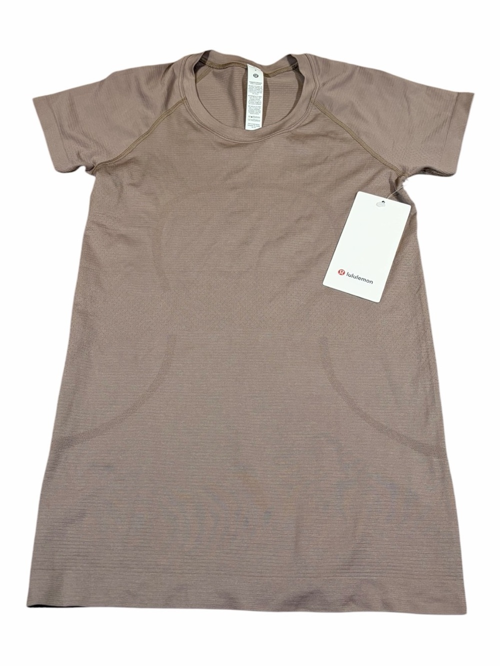 NWT Lululemon Swiftly Tech Short-Sleeve Shirt 2.0 *Hip Length Ashen Rose Size 6